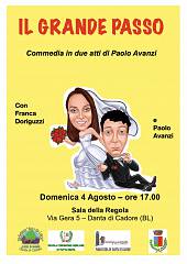 Commedia umoristica di paolo avanzi a danta di cadore (belluno) domenica 4 agosto 2024